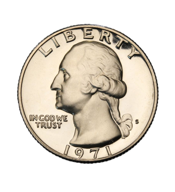 1971 - USA - 1/4 Dolara - Washington Quarter Dollar