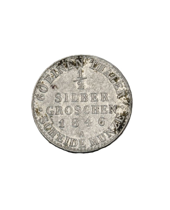 1846 - Niemcy - 1/2 Srebrnego Grosza