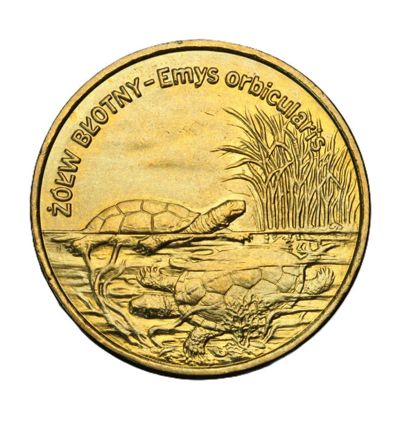 2002 - Polska - 2 zł - Żółw Błotny
