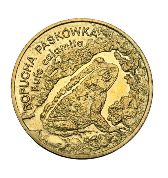 1998 - Polska - 2 zł - Ropucha Paskówka