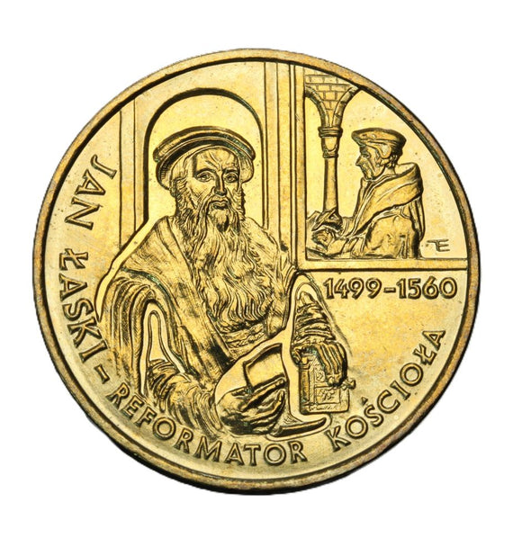 1999 - Polska - 2 zł - 500 Rocznica Urodzin Jana Łaskiego