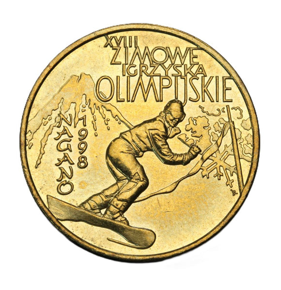 1998 - Polska - 2 zł - XVIII Zimowe Igrzyska Olimpijskie - Nagano 1998