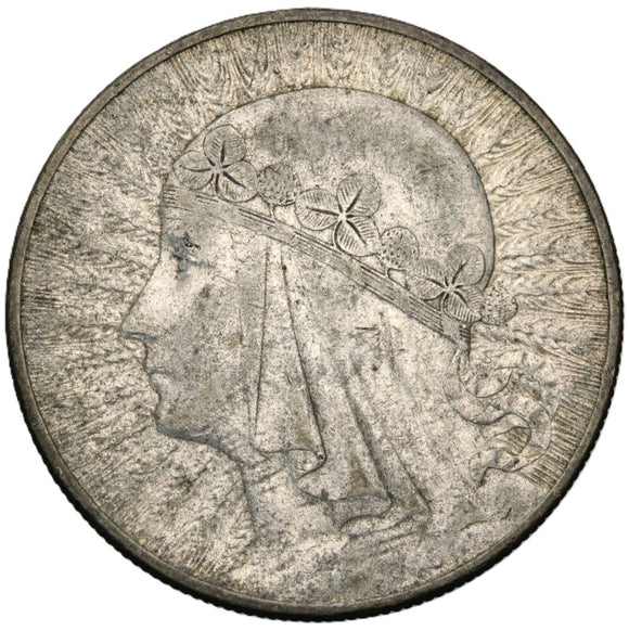 1933 - Polska - 10 zł - Polonia (Głowa Kobiety)