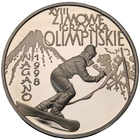 1998 - Polska - 10 zł - XVIII Zimowe Igrzyska Olimpijskie - Nagano 1998