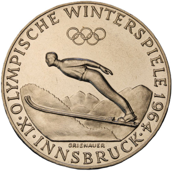 1964 - Austria - 50 Szylingów - Zimowe Igrzyska Olimpijskie w Innsbrucku