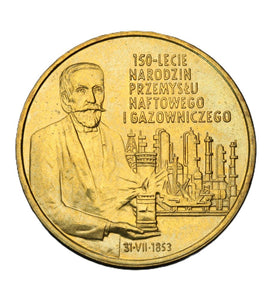 2003 - Polska - 2 zł - 150-lecie Narodzin Przemysłu Naftowego i Gazowniczego