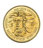 1998 - Polska - 2 zł - 200-lecie Urodzin Adama Mickiewicza