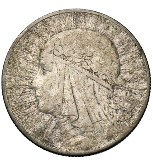 1932 - Polska - 5 zł - Polonia (głowa kobiety)