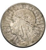 1932 - Polska - 5 zł - Polonia (głowa kobiety)