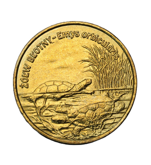 2002 - Polska - 2 zł - Żółw Błotny