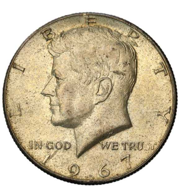 1967 - USA - 1/2 Dolara - Kennedy Half Dollar