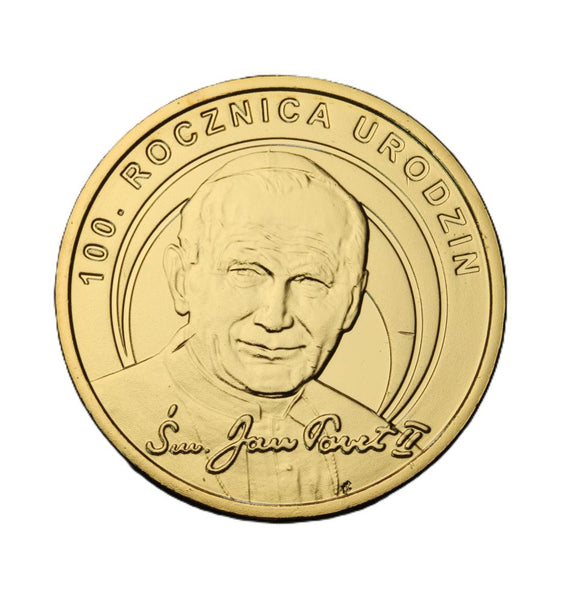 2020 - Medal - Św. Jan Paweł II - 100. Rocznica Urodzin