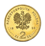 1998 - Polska - 2 zł - 100-lecie Odkrycia Polonu i Radu