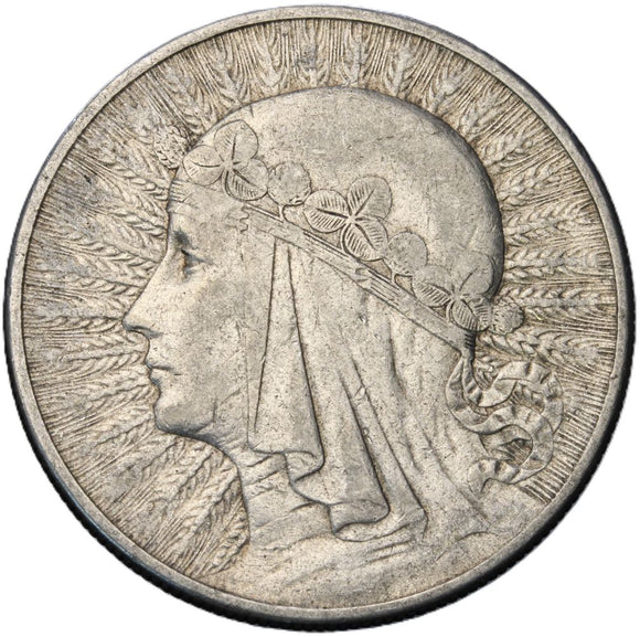 1932 - Polska - 10 zł - Polonia (Głowa Kobiety)