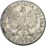 1932 - Polska - 10 zł - Polonia (Głowa Kobiety)