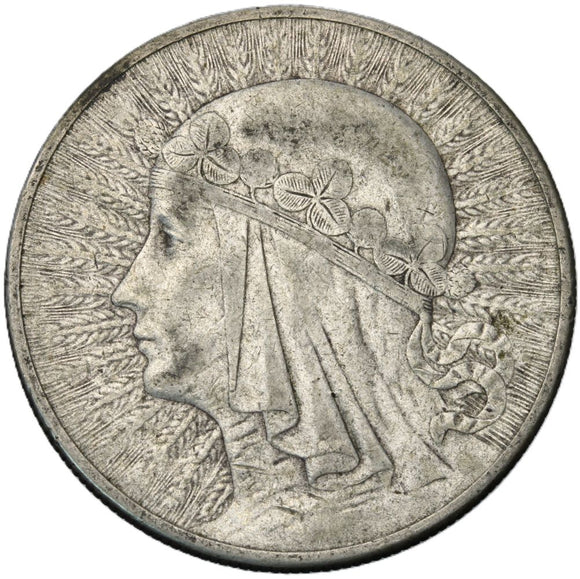 1932 - Polska - 10 zł - Polonia (Głowa Kobiety)