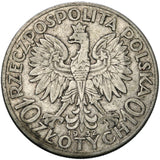 1932 - Polska - 10 zł - Polonia (Głowa Kobiety)