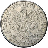 1932 - Polska - 10 zł - Polonia (Głowa Kobiety)