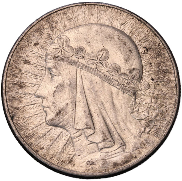 1932 - Polska - 10 zł - Polonia (Głowa Kobiety)