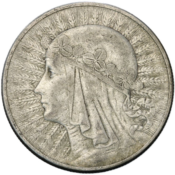 1932 - Polska - 10 zł - Polonia (Głowa Kobiety)