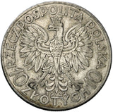 1932 - Polska - 10 zł - Polonia (Głowa Kobiety)