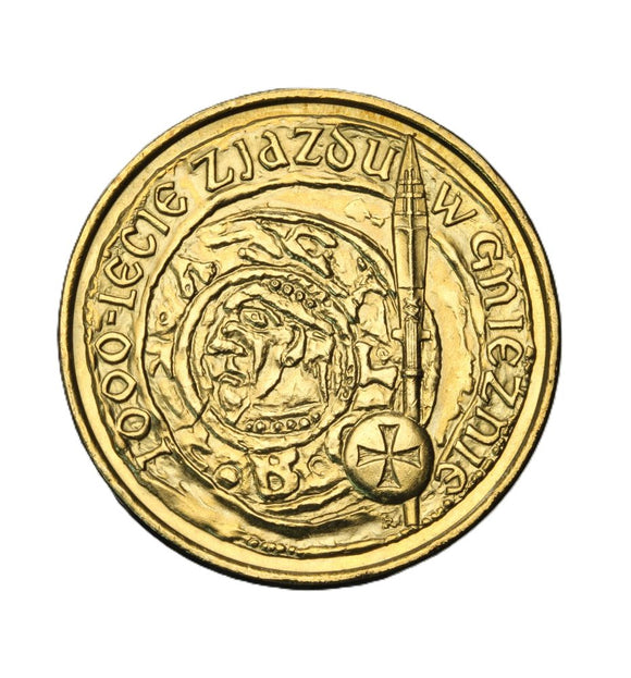 2000 - Polska - 2 zł - 1000-lecie Zjazdu w Gnieźnie