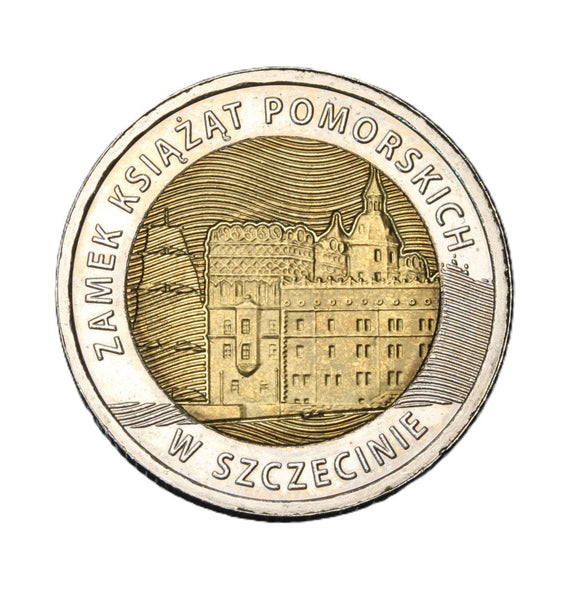 2016 - Polska - 5 zł - Zamek Książąt Pomorskich w Szczecinie