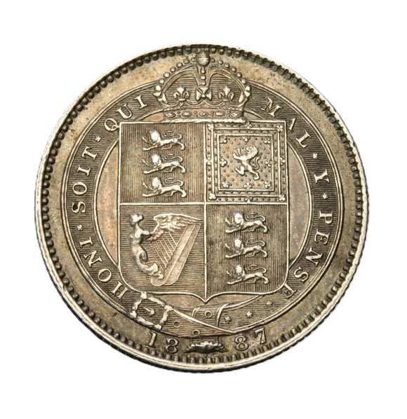 1887 - Wielka Brytania - 1 Szyling