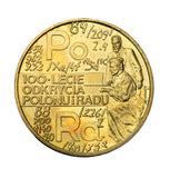 1998 - Polska - 2 zł - 100-lecie Odkrycia Polonu i Radu
