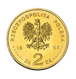 1998 - Polska - 2 zł - 100-lecie Odkrycia Polonu i Radu