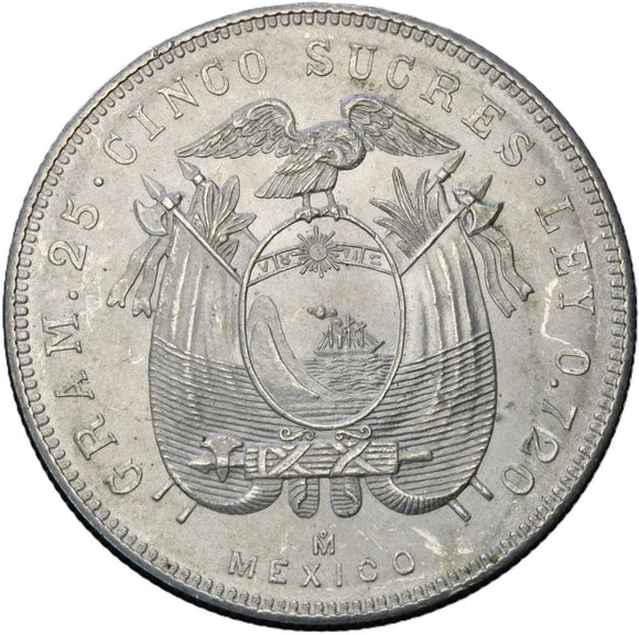 1943 - Ekwador - 5 Sucres