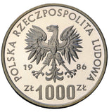 1986 - Polska - 1000 zł - Pomnik - Szpital - Centrum Zdrowia Matki Polki - próba