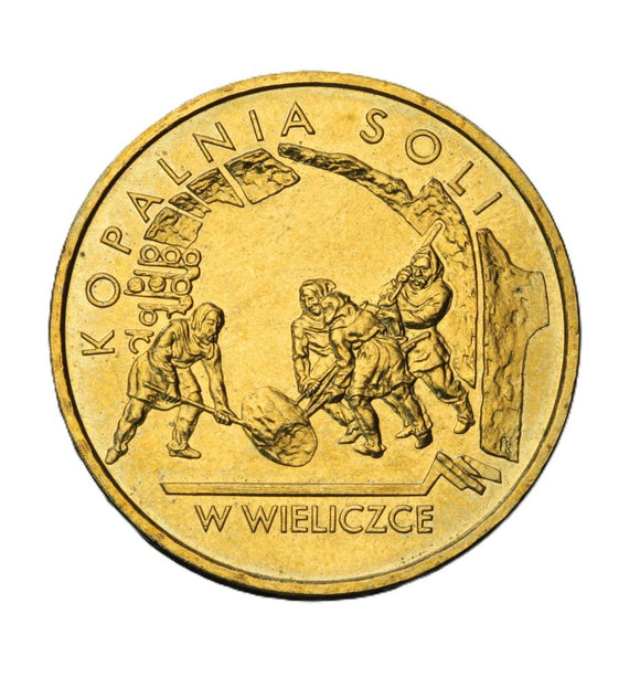 2001 - Polska - 2 zł - Kopalnia Soli w Wieliczce