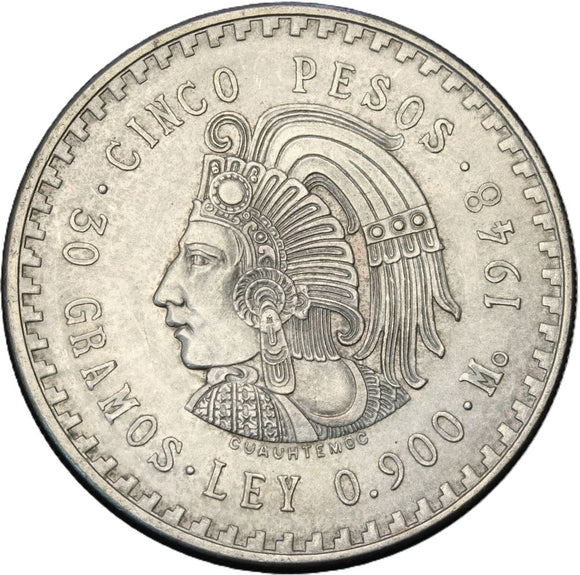 1948 - Meksyk - 5 Pesos