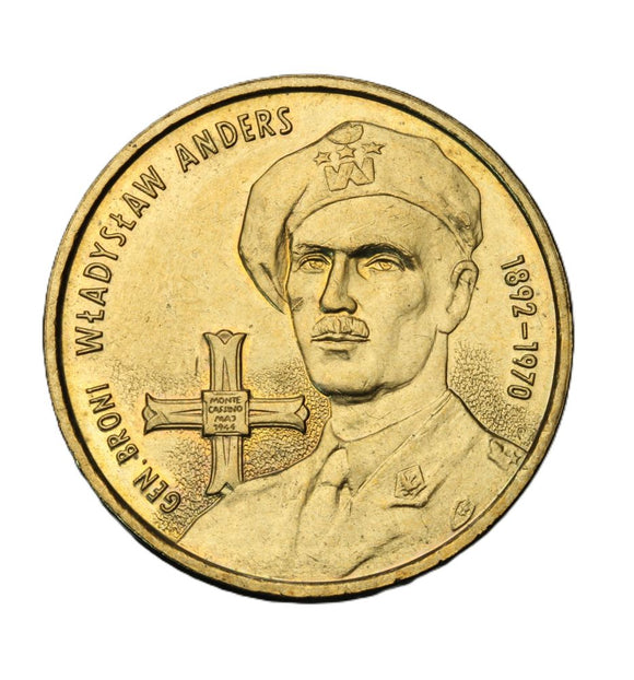 2002 - Polska - 2 zł - Gen. Władysław Anders