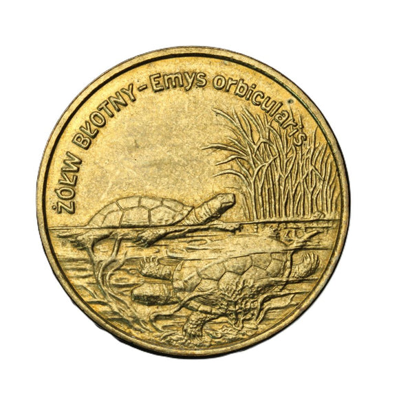 2002 - Polska - 2 zł - Żółw Błotny