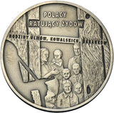 2012 - Polska - 20 zł - Polacy Ratujący Żydów: Rodziny Ulmów, Kowalskich, Baranków