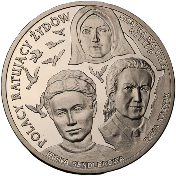 2009 - Polska - 20 zł - Polacy Ratujący Żydów: Irena Sendlerowa, Zofia Kossak-Szczucka, Matylda Getter