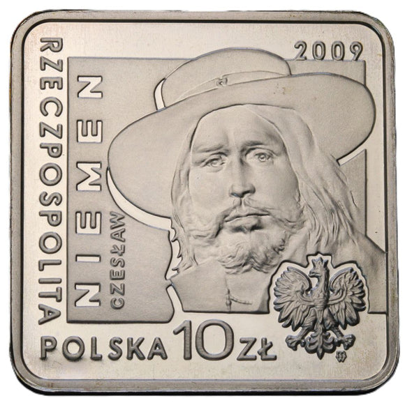 2009 - Polska - 10 zł - Czesław Niemen - kwadrat