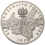 2009 - Polska - 10 zł - Wrzesień 1939 Roku - Wieluń