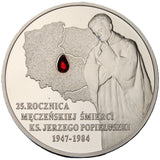 2009 - Polska - 10 zł - 25 Rocznica Śmierci Księdza Jerzego Popiełuszki