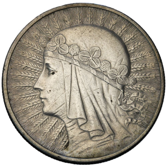 1932 - Polska - 10 zł - Polonia (Głowa Kobiety)