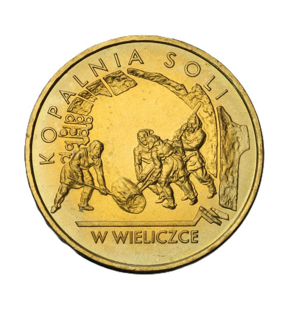 2001 - Polska - 2 zł - Kopalnia Soli w Wieliczce