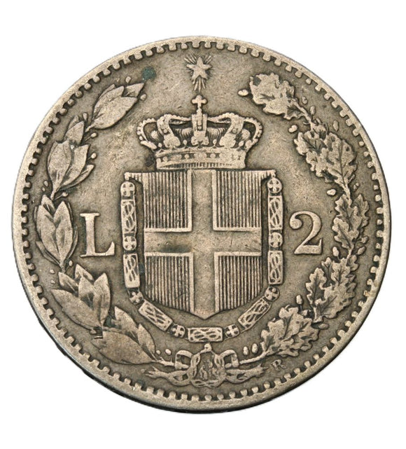 1887 - Włochy - 2 Liry