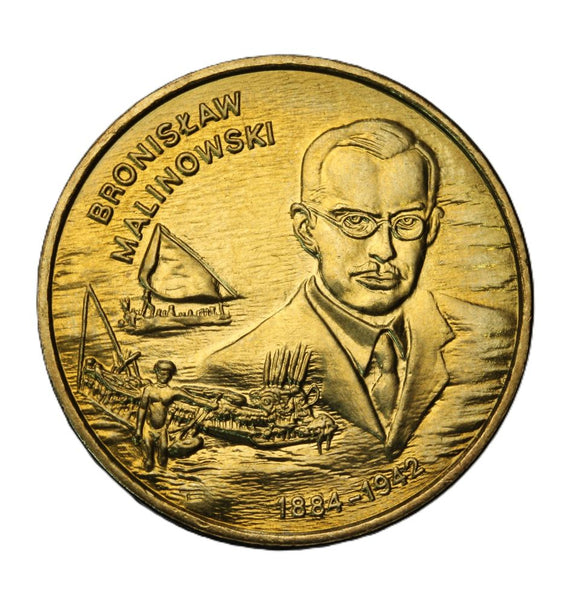 2002 - Polska - 2 zł - Bronisław Malinowski