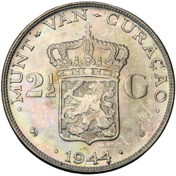 1944 - Curacao - 2,5 Guldena