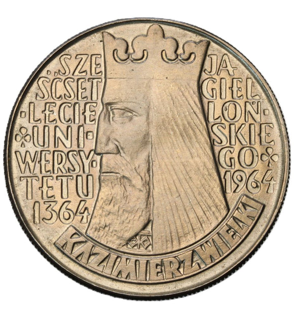 1964 - Polska - 10 zł - Kazimierz Wielki