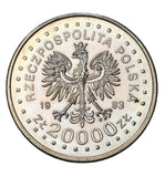 1993 - Polska - 20000 zł - XVII Zimowe Igrzyska Olimpijskie - Lillehammer 1994