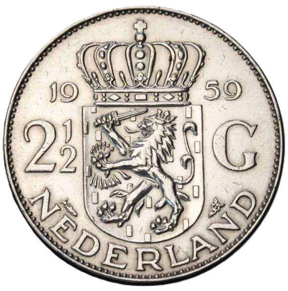 1959 - Holandia - 2,5 Guldena