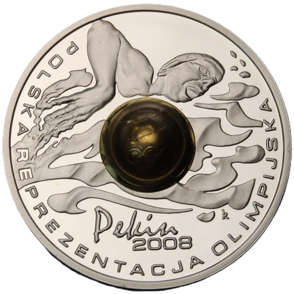 2008 - Polska - 10 zł - Pekin 2008 - Złota Kula